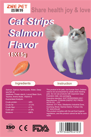 Cat Strips salmon flavor